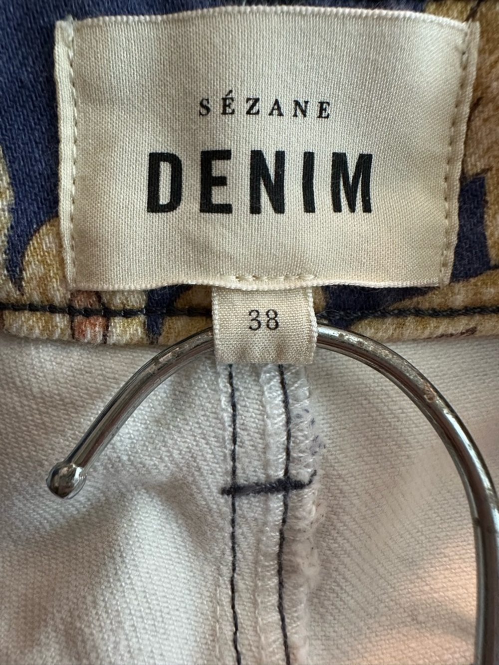 Sezane The Wide Leg Trouser in Never Ending Summer Size 38= US Size 6 - Picture 6 of 15